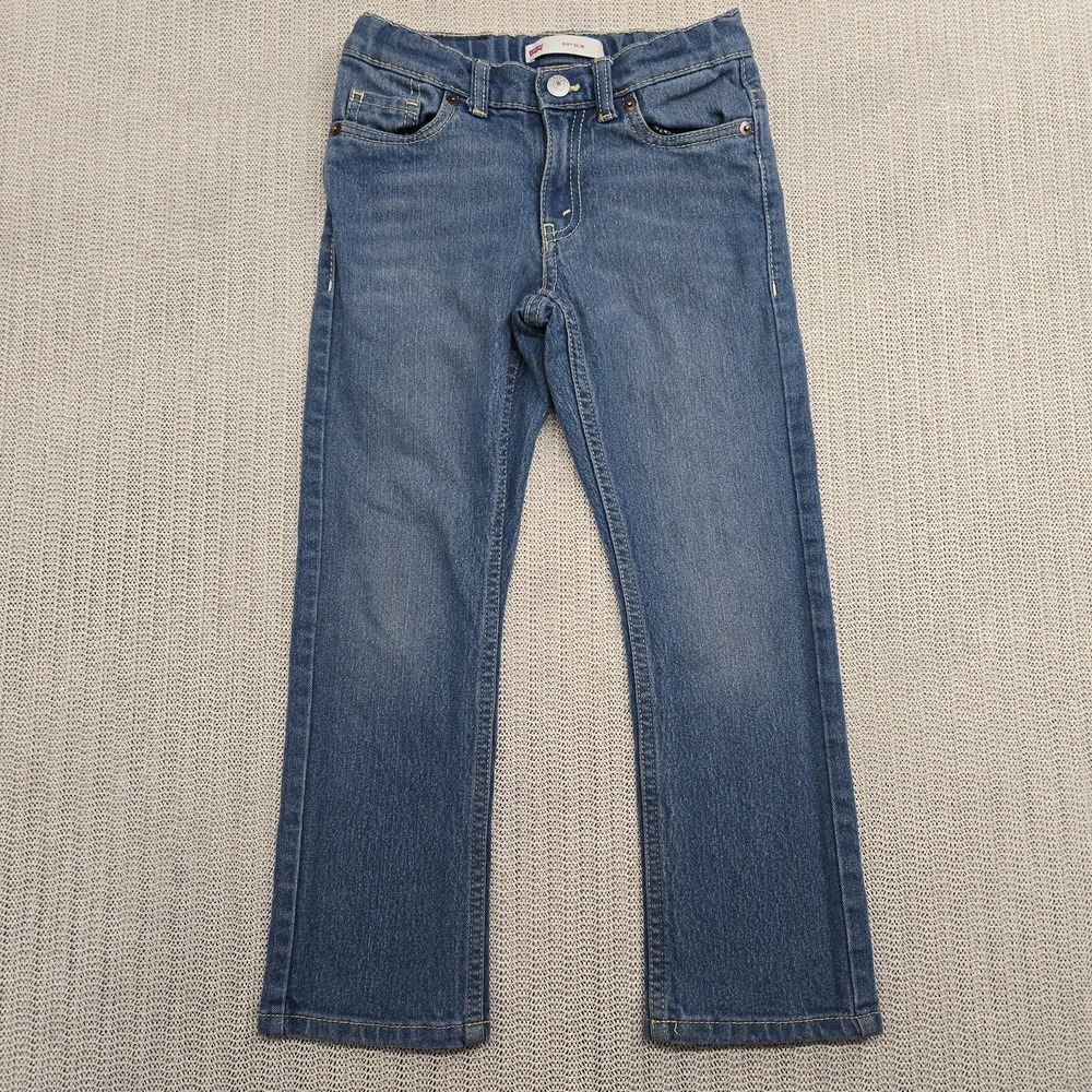 Levis 511 Jeans Boys 6 Regular Blue Slim Stretch Denim Classic 5 Pocket Kids